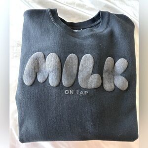 The Little Milk Bar | Black Sweater